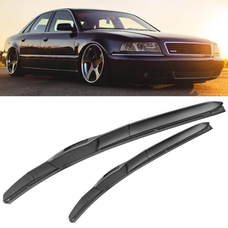 Auto Scheibenwischer für Audi A8 D2 1994-2002 22"+21", Frontwischerblätter Windschutzscheibe Leiser Wischerarm Wischerblatt Scheibenreiniger von YJTYC