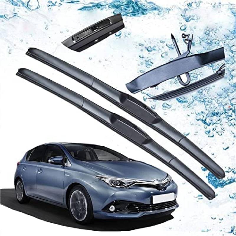 Auto Scheibenwischer für Auris E180 2013-2018, Frontwischerblätter Windschutzscheibe Leiser Wischerarm Wischerblatt Scheibenreiniger von YJTYC