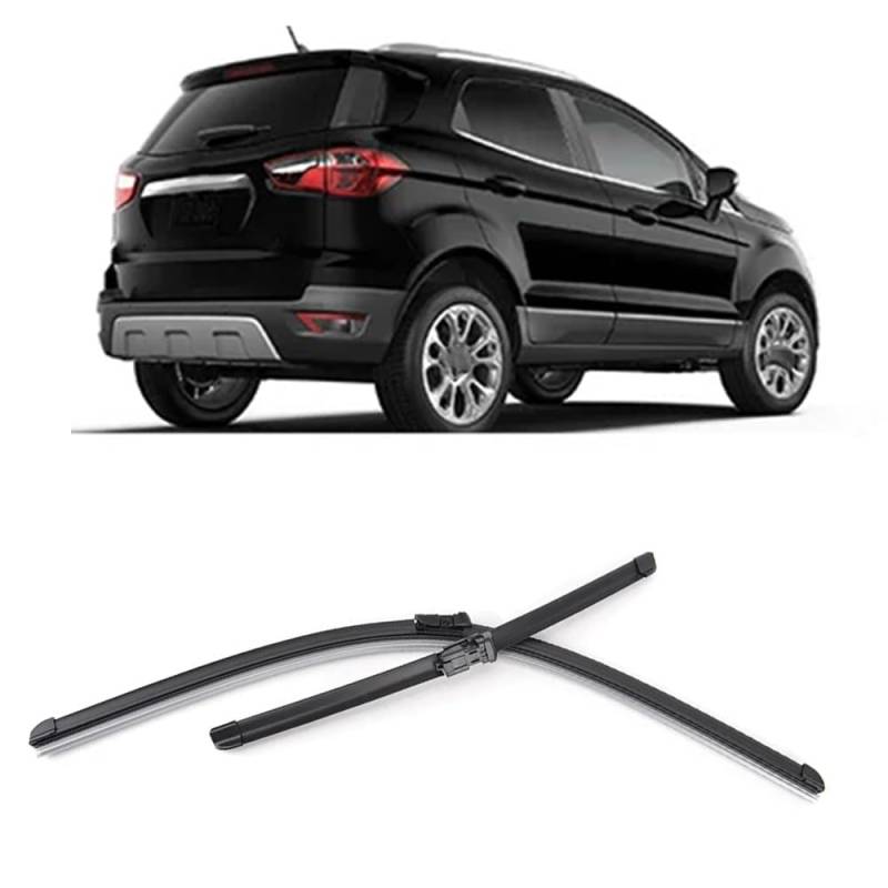 Auto Scheibenwischer für Ford Ecosport MK2 II 2018-2023 22"+16", Frontwischerblätter Windschutzscheibe Leiser Wischerarm Wischerblatt Scheibenreiniger von YJTYC