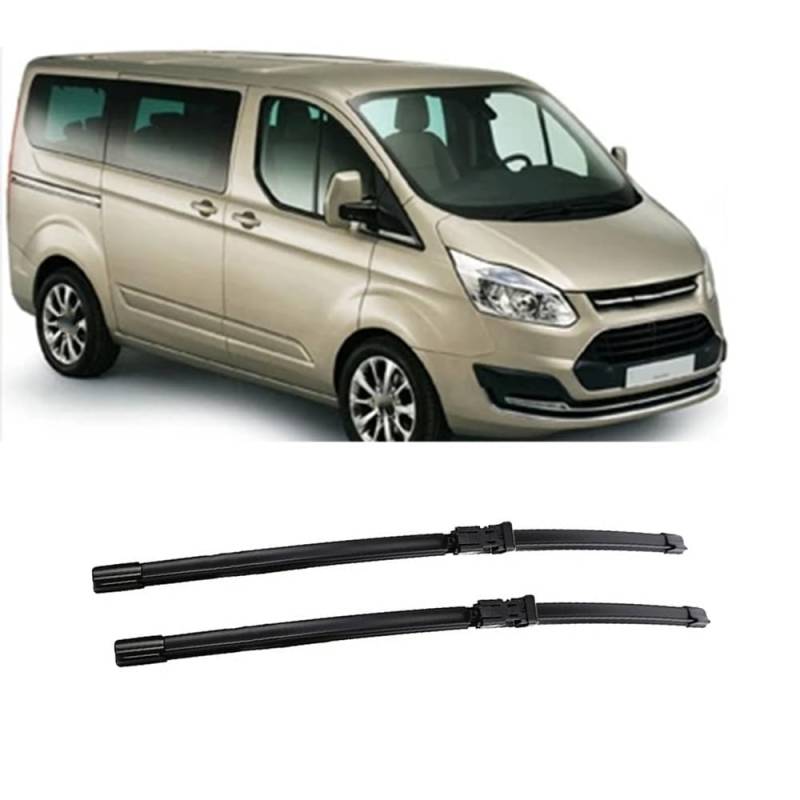 Auto Scheibenwischer für Ford Tourneo Transit Custom 2012-2017 30"+28", Frontwischerblätter Windschutzscheibe Leiser Wischerarm Wischerblatt Scheibenreiniger von YJTYC
