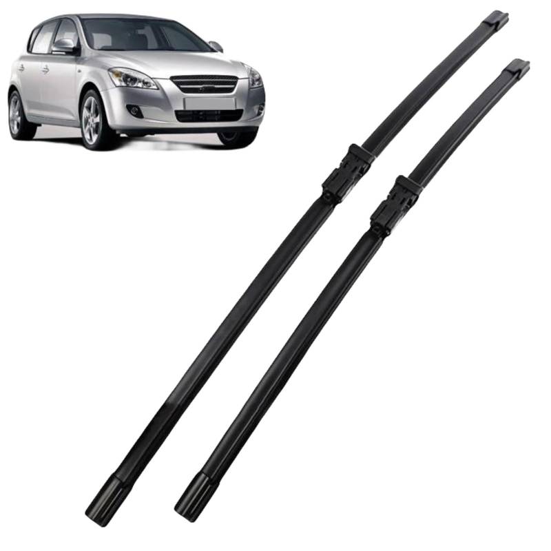 Auto Scheibenwischer für Kia Ceed Ceed 2006–2009,24''+18'', Frontwischerblätter Windschutzscheibe Leiser Wischerarm Wischerblatt Scheibenreiniger von YJTYC