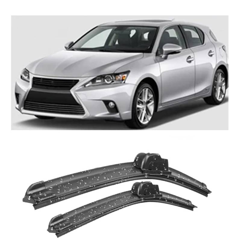 Auto Scheibenwischer für Lexus CT 200h CT200h 2011-2022 26"+18", Frontwischerblätter Windschutzscheibe Leiser Wischerarm Wischerblatt Scheibenreiniger von YJTYC