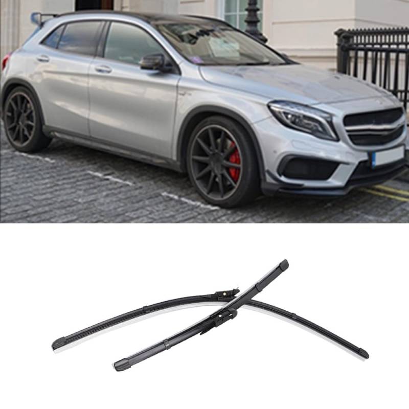Auto Scheibenwischer für Mercedes-Benz GLA-Class X156 2013-2015 24"+19", Frontwischerblätter Windschutzscheibe Leiser Wischerarm Wischerblatt Scheibenreiniger von YJTYC