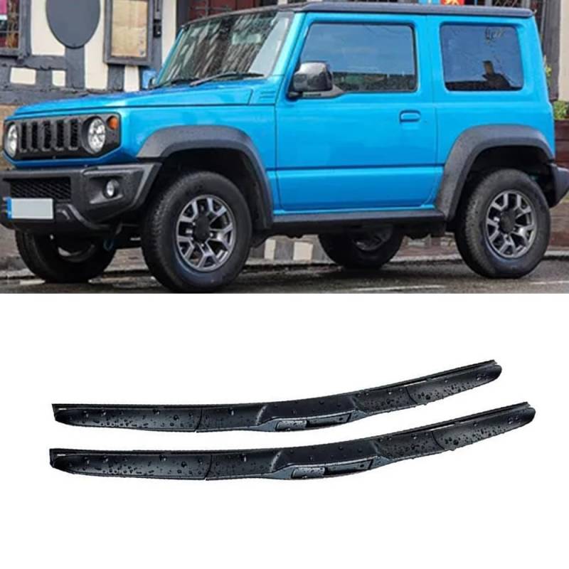 Auto Scheibenwischer für Suzuki Jimny MK4 2018-2023 16"+16", Frontwischerblätter Windschutzscheibe Leiser Wischerarm Wischerblatt Scheibenreiniger von YJTYC