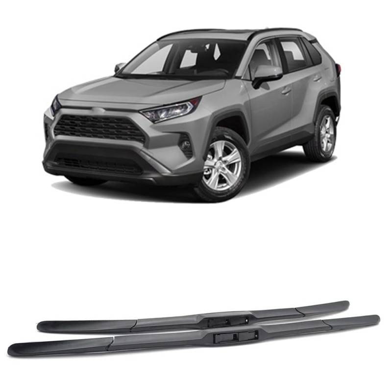 Auto Scheibenwischer für Toyota RAV4 XA50 MK5 2018-2023 26"+16", Frontwischerblätter Windschutzscheibe Leiser Wischerarm Wischerblatt Scheibenreiniger von YJTYC