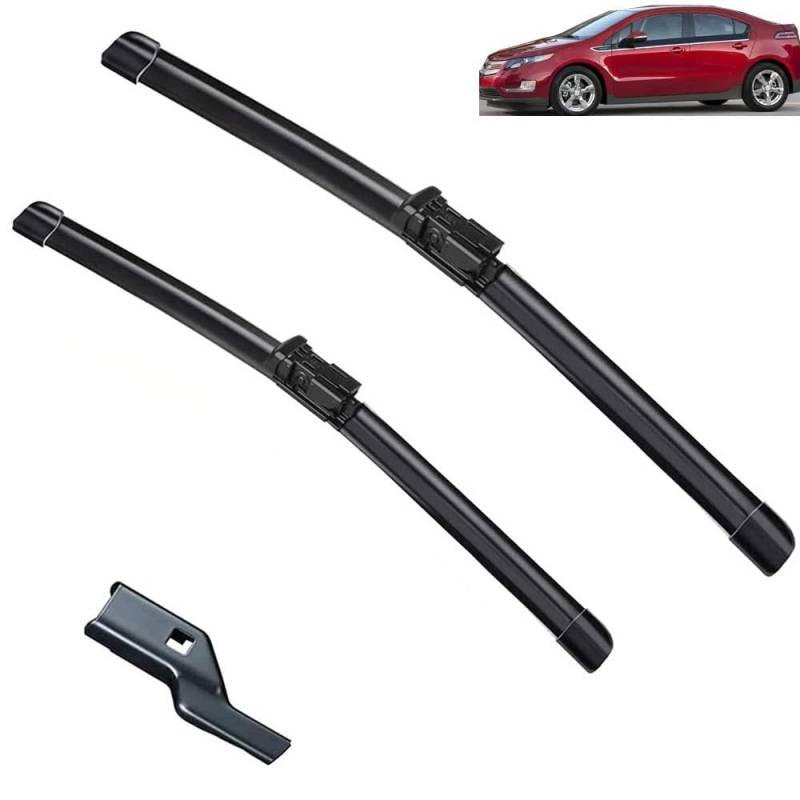 Auto Scheibenwischer für Volt MK1 2010–2016, Frontwischerblätter Windschutzscheibe Leiser Wischerarm Wischerblatt Scheibenreiniger von YJTYC