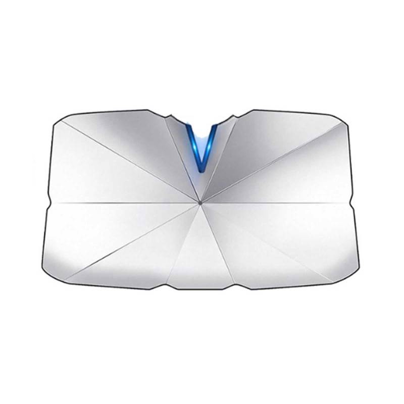 Auto Sonnenschutz für Frontscheibe für BMW 7 Series SWB F01 2008-2015, Frontscheibe Faltbarer Sonnenschirm mit UV & Hitzeschutz 360° Drehbar,C-125cm*65cm von YJTYC