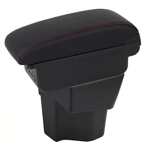Armlehne kompatibel mit KIA Rio 5 2015-2019 Doppelschicht Mittelkonsole Große Aufbewahrungsbox Auto Nachrüsten Armlehne kompatibel mit KIA Rio 5 2015-2019 Doppelschicht Mittelkonsole Große Aufbewahrungsbox Auto Nachrüsten von YJYWZH