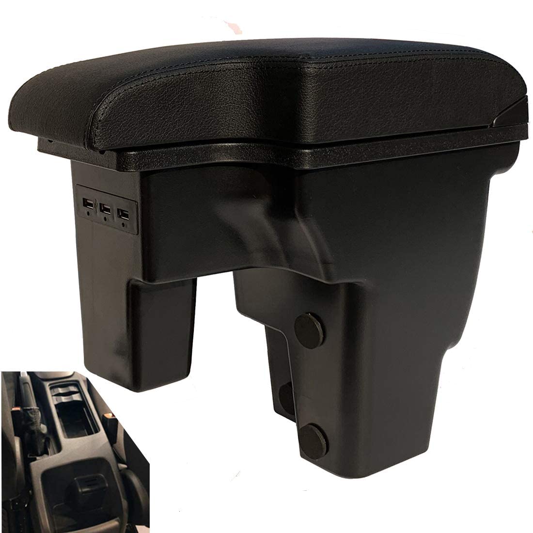YJYWZH für Focus 3 mk3 Armlehne 2011-2019 Auto Doppelschicht Mittelkonsole Große Aufbewahrungsbox von YJYWZH