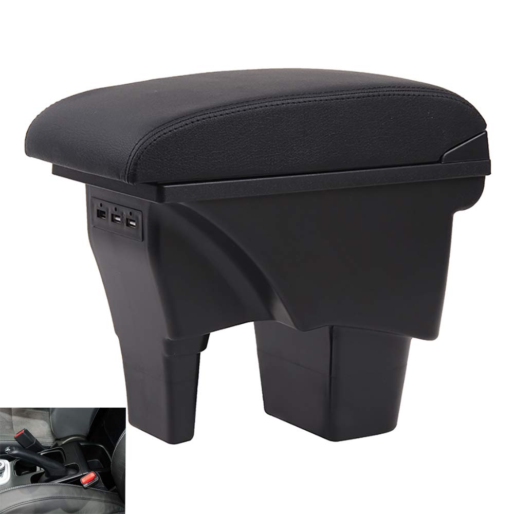 YJYWZH für Vitara Armlehne Mittelkonsole Aufbewahrungsbox mit 3 USB-Ladeanschlüssen YJYWZH für Vitara Armlehne Mittelkonsole Aufbewahrungsbox mit 3 USB-Ladeanschlüssen von YJYWZH