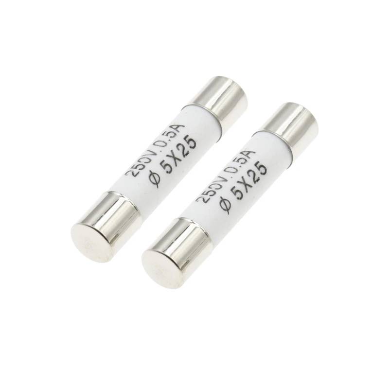 10 STÜCKE RO55 Sicherung BS1362 5 * 25mm 0.5A 1A 2A 3A 5A 6A 8A 10A 15A 16A 20A 25A 250 V Keramiksicherung 6X25 MM Keramik versicherungsrohr(5X25MM,6A) von YKKYED