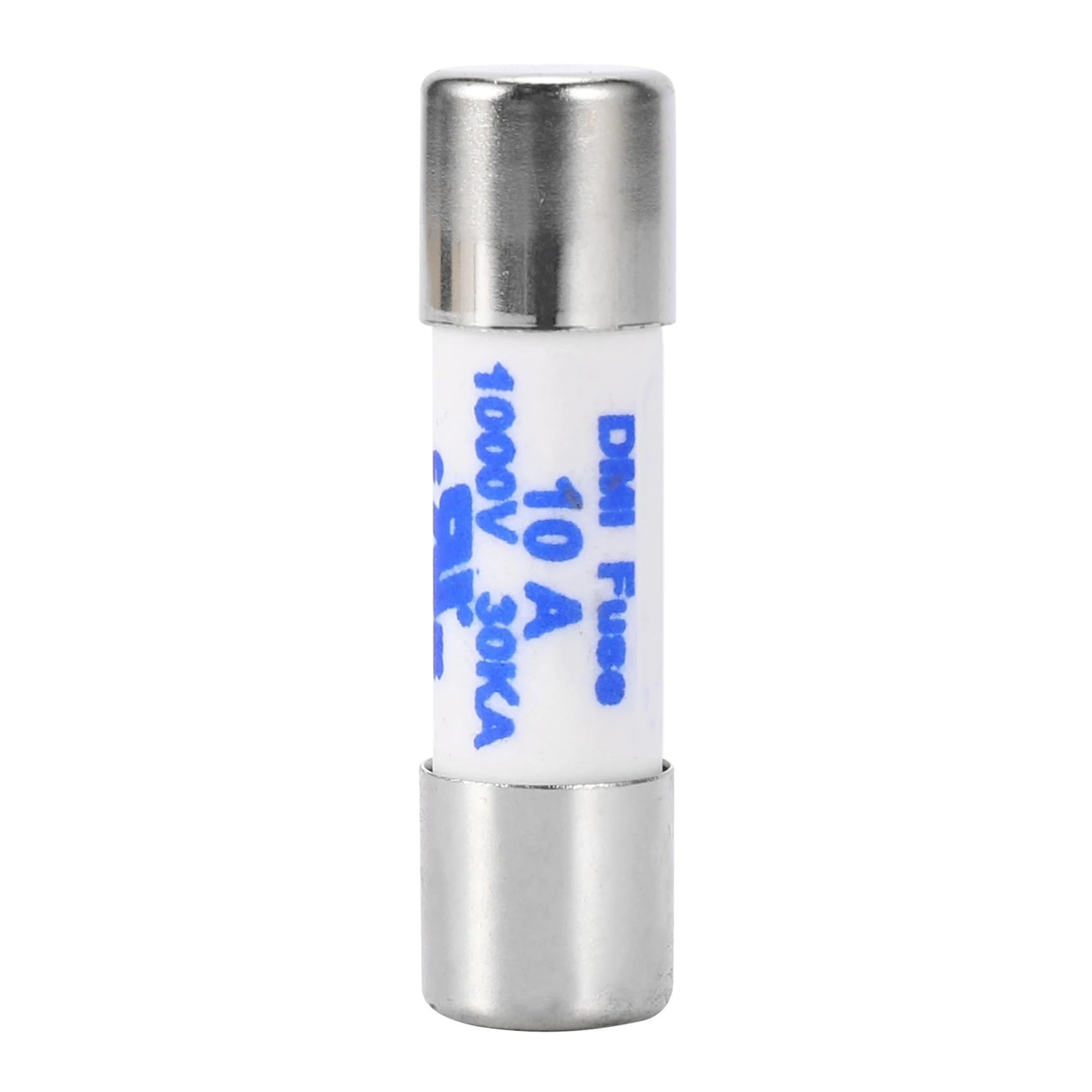 10 x 38 mm, 1000 V, 10 A, Zylinder-Keramiksicherung, weiß von YKKYED