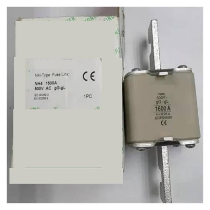 2 Stück Sicherungen: NH4 NT4 1600A 500V 8004.1607 / NH4 1000A 8004.1007 / NH4 630A 8004.6307 500V gG/Messersicherung Neutral 1250A von YKKYED