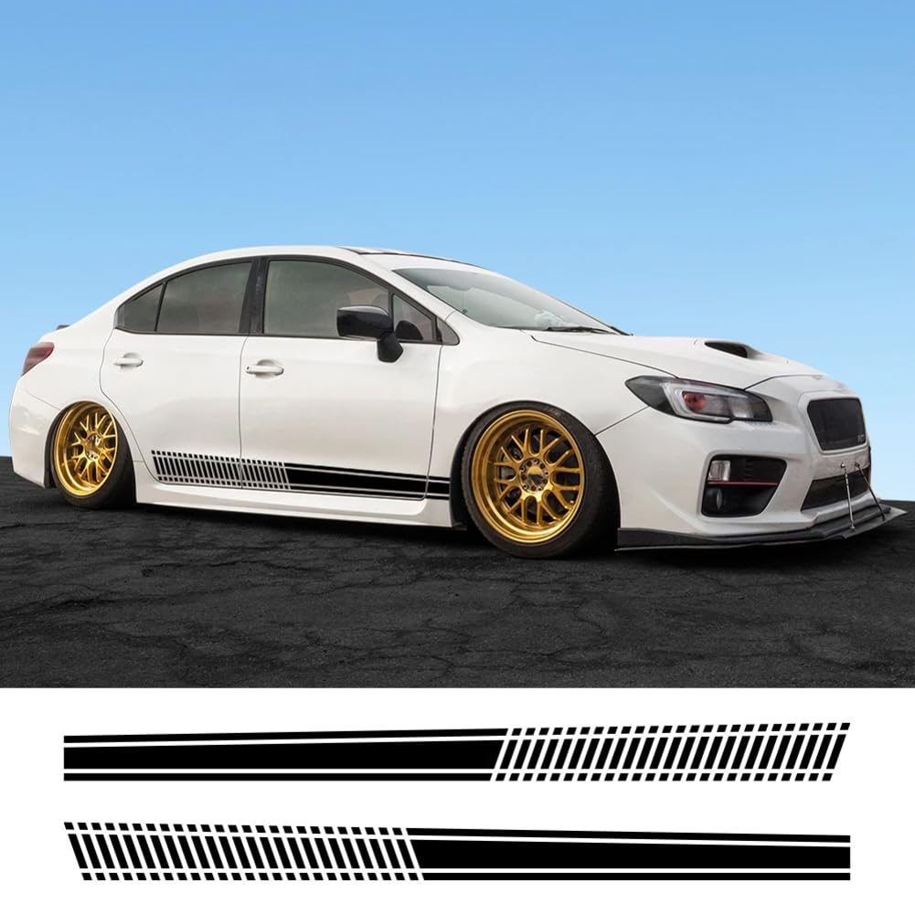 2 Stücke JDM Auto Aufkleber, für Subaru Impreza WRX STi 1998 22B 2010 Seitentür Streifen Racing Style Vinyl Film Aufkleber Auto Zubehör 2 Stücke JDM Auto Aufkleber, für Subaru Impreza WRX STi 1998 22B 2010 Seitentür Streifen Racing Style Vinyl Film Aufkleber Auto Zubehör von YKLMGVAW