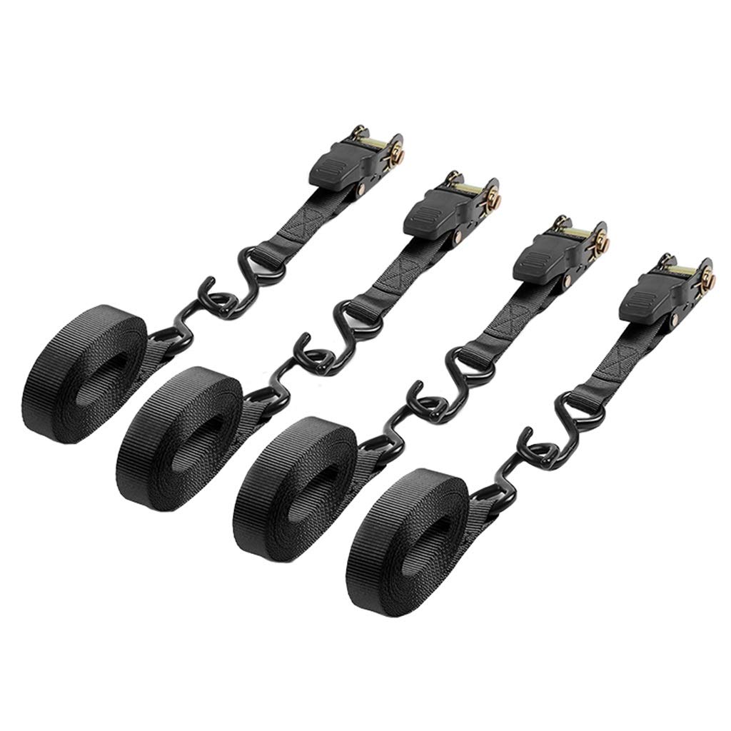 YKMYXZ, Daunengurte – 1 Zoll breit – 16 Fuß – Rallye 400 kg – Vier Sets for Selbstfahrertouren, Frachthandling YKMYXZ, Daunengurte – 1 Zoll breit – 16 Fuß – Rallye 400 kg – Vier Sets for Selbstfahrertouren, Frachthandling von YKMYXZ