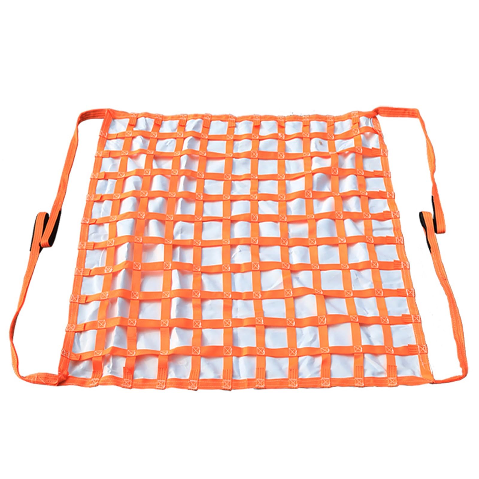 YKMYXZ， Sicherheitshebenetz for hohe Beanspruchung – Lastenhebenetze mit Riemen – Flaches Hebenetz aus Polyester mit Schlingen, Tragkraft 3000 kg(4x4m/13.1x13.1ft) von YKMYXZ