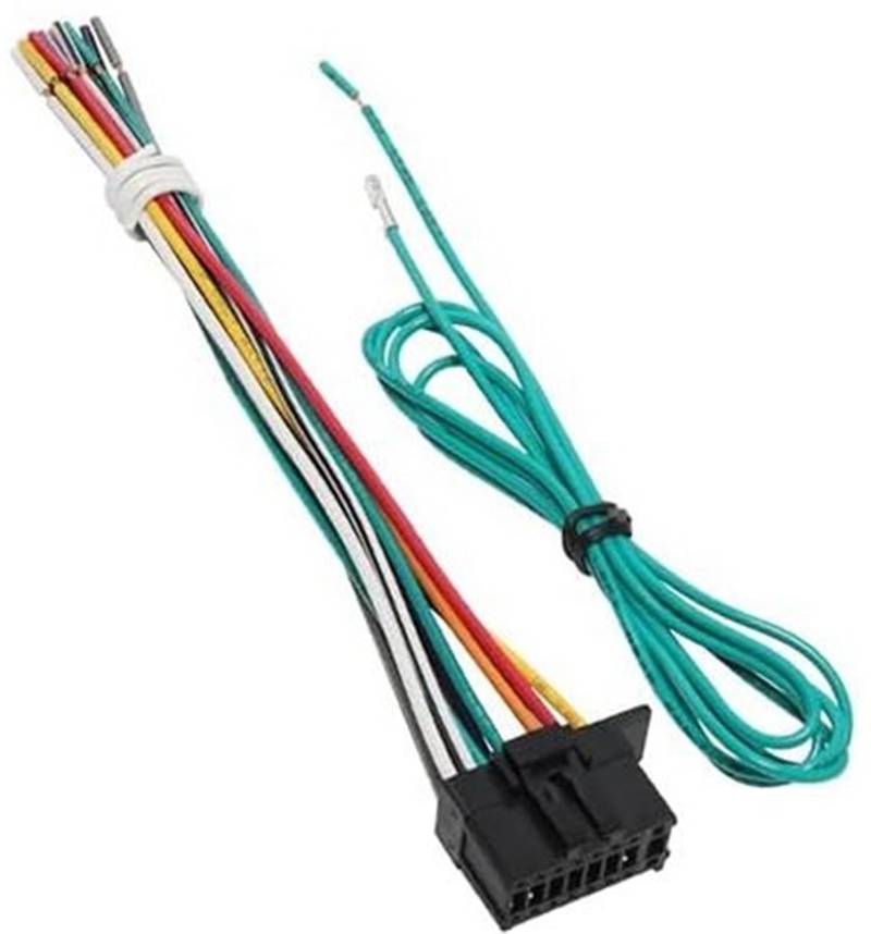 YLHMG 16-poliger Kabelbaum for Pioneer-Radio-Stereo-Anschlussstecker, for Radio Pioneer DEH AVH AVIC MVH FH SPH Radio-Kabeladapter von YLHMG