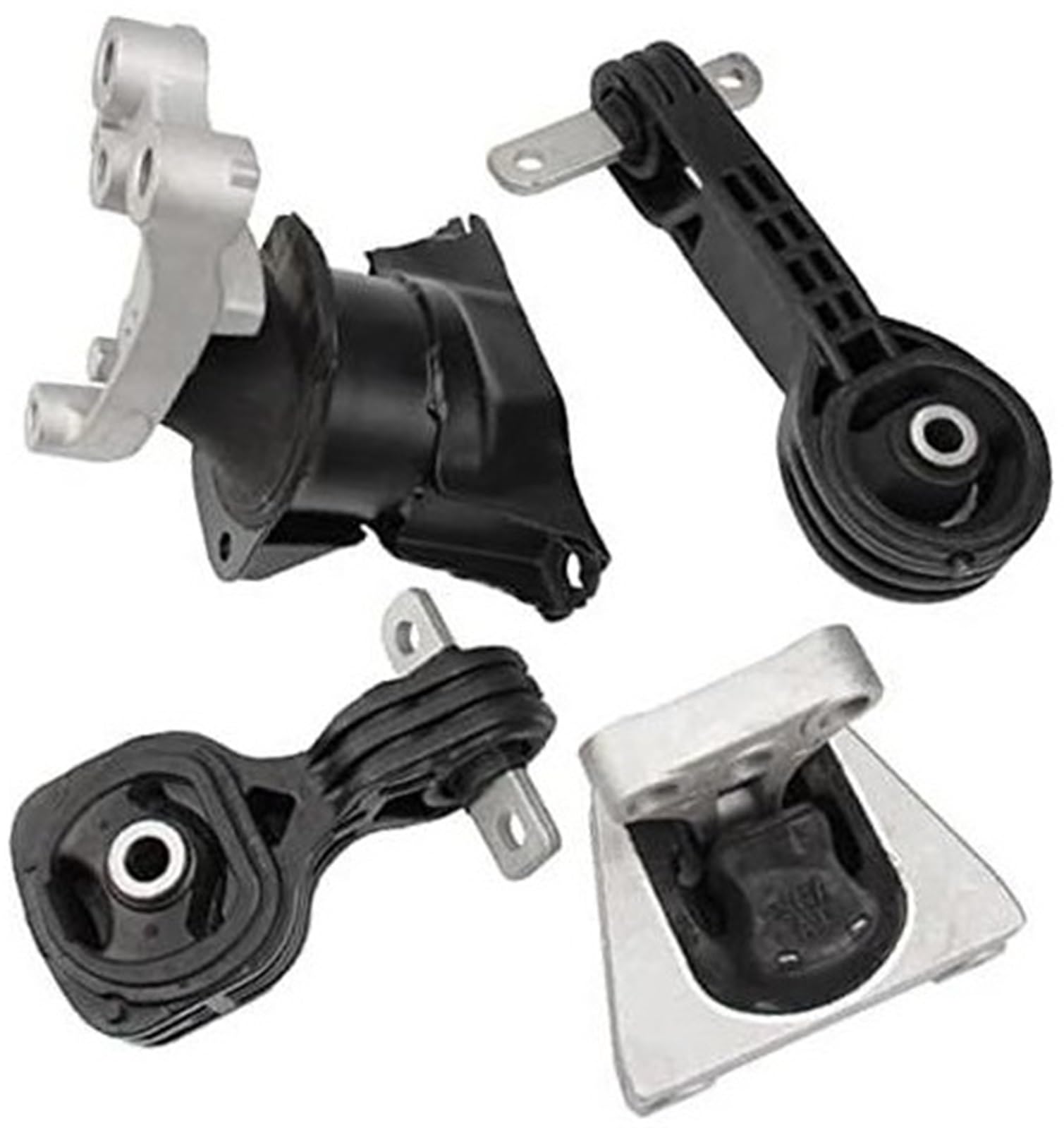 YLHMG 1er-Set Motor, kompatibel mit 2006–2010, for Civic, 1,8-l-Automatikgetriebe, ersetzt OE A4530 vorne rechts Langlebige Motorhalterung(Black A4530 Front Right) von YLHMG