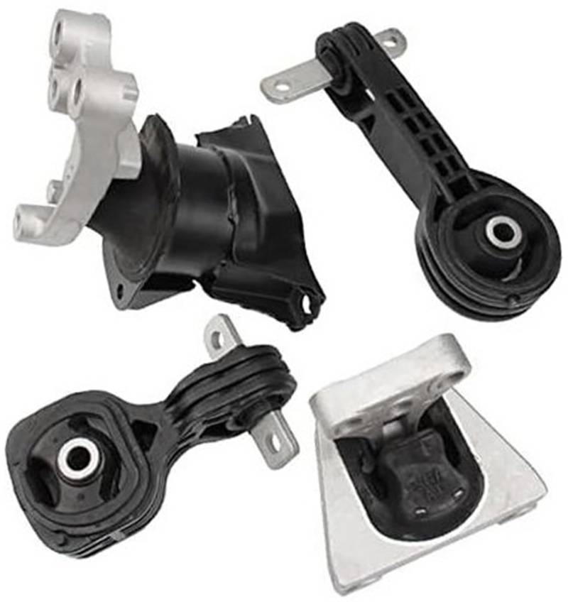 YLHMG 1er-Set Motor, kompatibel mit 2006–2010, for Civic, 1,8-l-Automatikgetriebe, ersetzt OE A4530 vorne rechts Langlebige Motorhalterung(Black A4530 Front Right) von YLHMG