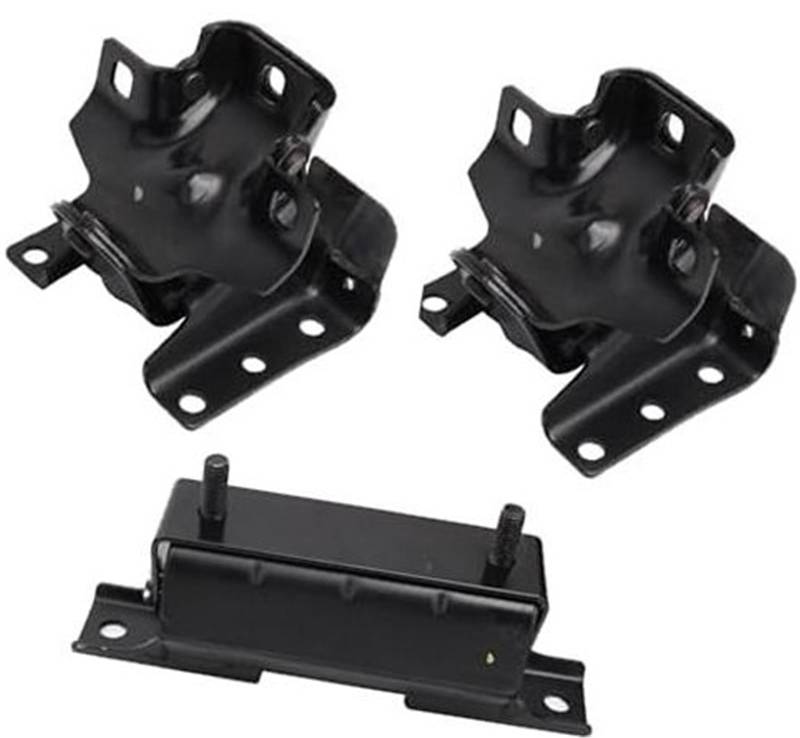 YLHMG 3er-Set, Motorhalterungen und Getriebehalterung, kompatibel mit 99–06 Silverado Tahoe Sierra 1500 V8 5,3 l 6,0 l, ersetzt OE A2909 A2909 A2638 Langlebige Motorhalterung von YLHMG