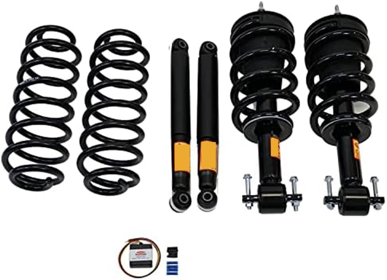 YLHMG 4-Rad-Luftfederungs-Umrüstsatz mit Federungs-Warnlichtmodul, for 2007-2013, for GMC Yukon und Yukon XL 1500 Austausch der Fahrwerksfeder von YLHMG