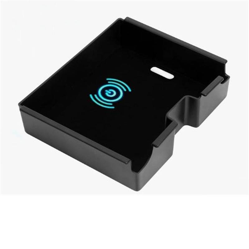 YLHMG Aufbewahrungsbox for die zentrale Armlehne mit kabellosem Laden for Mobiltelefone 2016 2017 2018, for, for Land Rover, Discovery Sport Automatisches Klemmladegerät von YLHMG