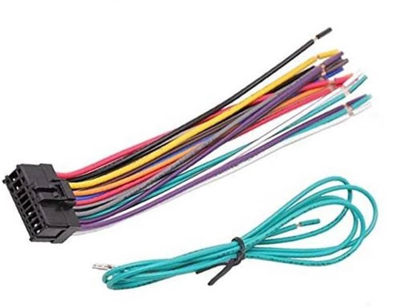 YLHMG Autoradio-Kabelbaum 18 Pins, for Pioneer DEH-P80MP DEH-P6600R DEH-P9100R 18-poliges Hauptgerät Stereokabel Draht Netzstecker Radio-Kabeladapter von YLHMG