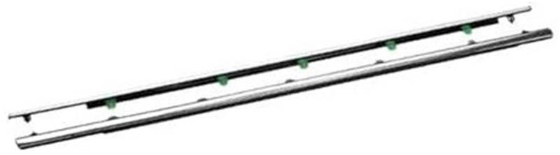 YLHMG Autotürkantenschutz, for CR-V MK3 2007-2011 Autotürfensterglas-Dichtungsstreifen Chrom-Dichtungsstreifen Wasserdichter Dichtungsstreifen Windgeräusch-Reduktionsstreifen(Black Plating Rear 2pcs) von YLHMG