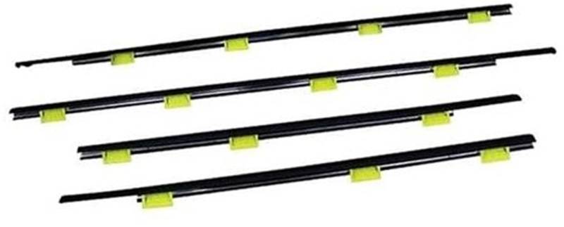 YLHMG Autotürkantenschutz, for CRV 2002-2006 72410-S9A-003 Autoseitenfenster-Dichtungsstreifen Fensterglas-Dichtungsstreifen Windgeräusch-Reduktionsstreifen von YLHMG