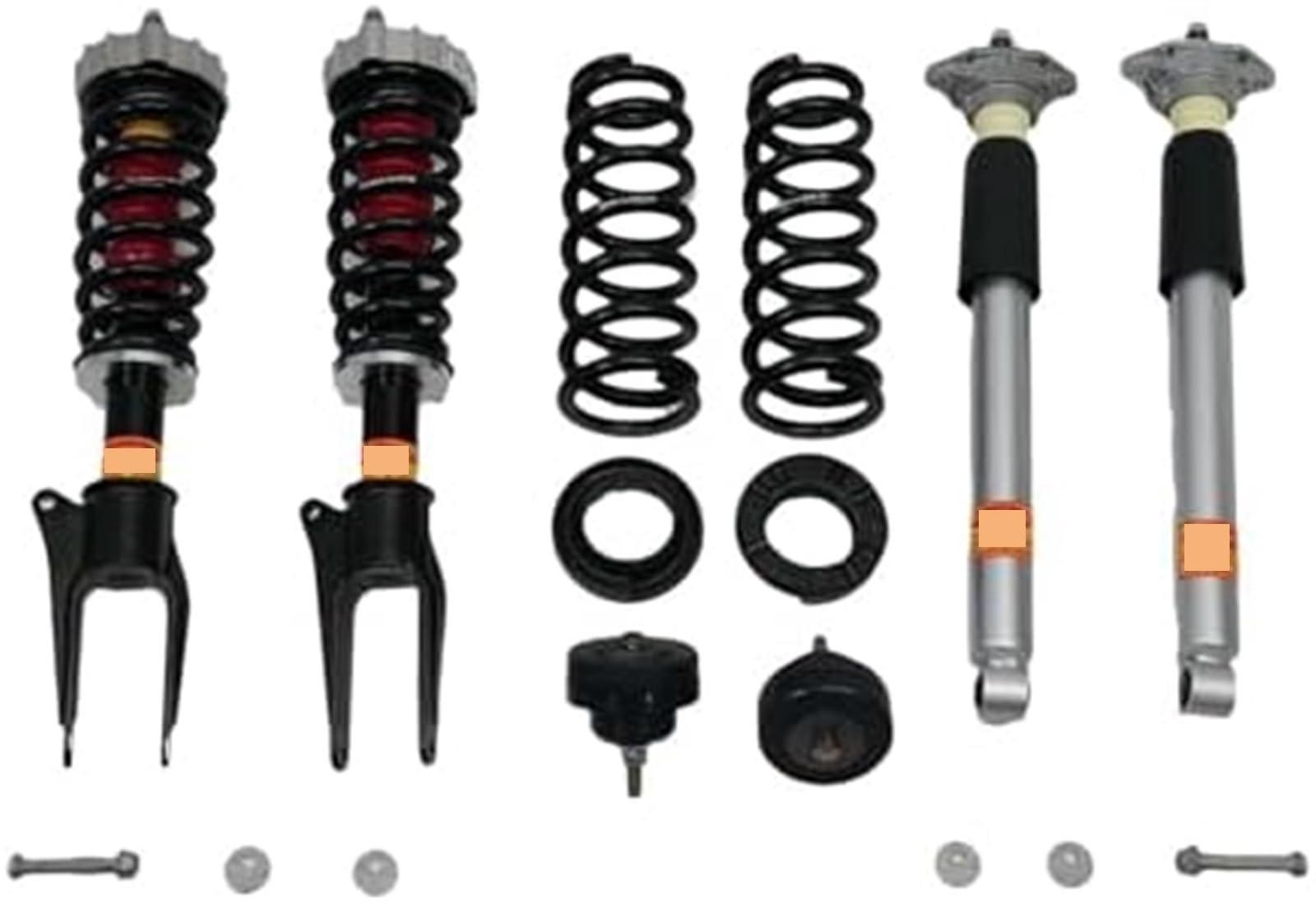 YLHMG Fahrwerksumbausatz mit Sturzkit kompatibel mit 2010-2016, for Porsche, for Panamera, (PC24FCK) Austausch der Fahrwerksfeder von YLHMG