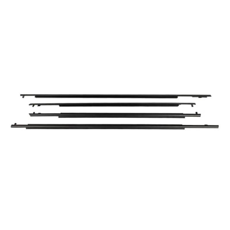 YLHMG Fenstertürdichtungen, 4 Stück, Auto-Außenfenster-Gummi-Dichtungsstreifen, wasserdichter Druckstreifen, Dichtungsgürtel, Zierleiste, for Toyota, for Prius 2010–2015 Gummiverkleidung für Autos von YLHMG
