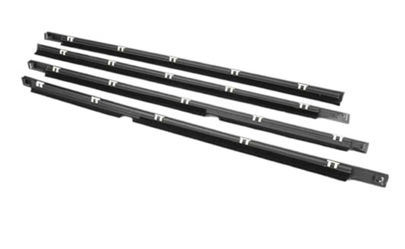 YLHMG Fenstertürdichtungen, 4 Stück, Auto-Außentür-Fenster-Gummi-Dichtungsstreifen, for Mitsubishi, for Montero, for Pajero 2. V31 V32 V33 V34 V36 V43 V44 V45 V46 1990–2003 Gummiverkleidung für Autos von YLHMG