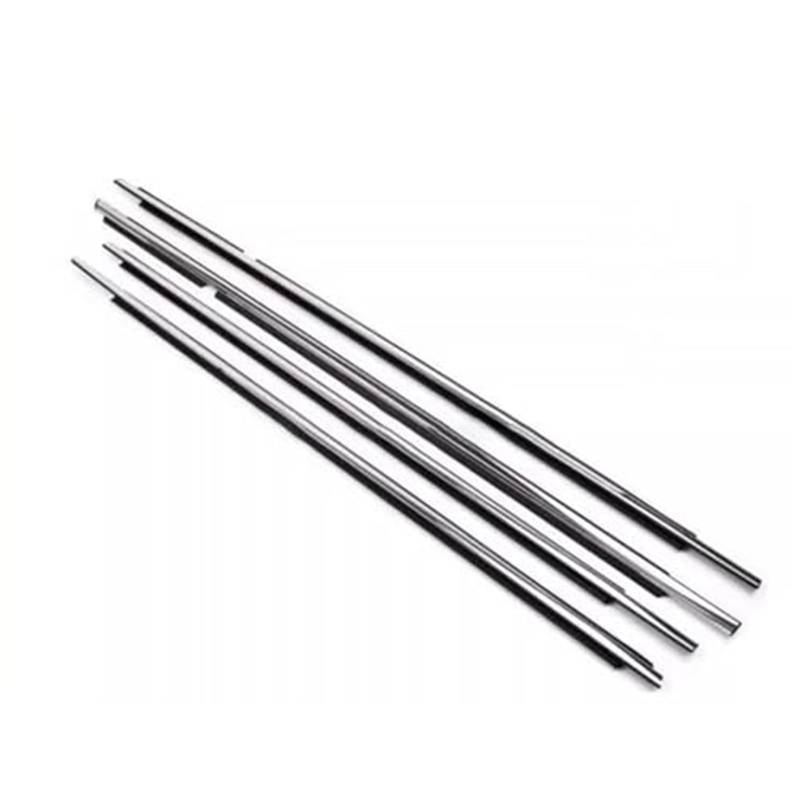 YLHMG Fenstertürdichtungen, 4 Stück, Auto-Außentür-Gummi-Dichtungsstreifen-Dichtungsstreifen, for Lexus, for LX570 2008–2021 Gummiverkleidung für Autos(Black Chrome) von YLHMG