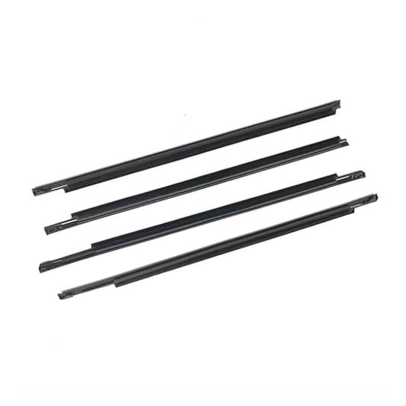 YLHMG Fenstertürdichtungen, 4 Stück, schwarzer Autofensterform-Dichtungsstreifen-Dichtungsgürtel, for Toyota, for Prius 2004 2005 2006 2007 2008 2009 2010 2011 2012 2013 2014 2015 Gummiverkleidung für von YLHMG