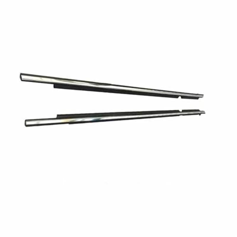 YLHMG Fenstertürdichtungen, Autofenster-Dichtungsstreifen, for Toyota, for Land, for Cruiser, for Prado 120 2003–2009, Tür-Regenschutz-Dichtungsstreifen Gummiverkleidung für Autos(Black Plating Front von YLHMG