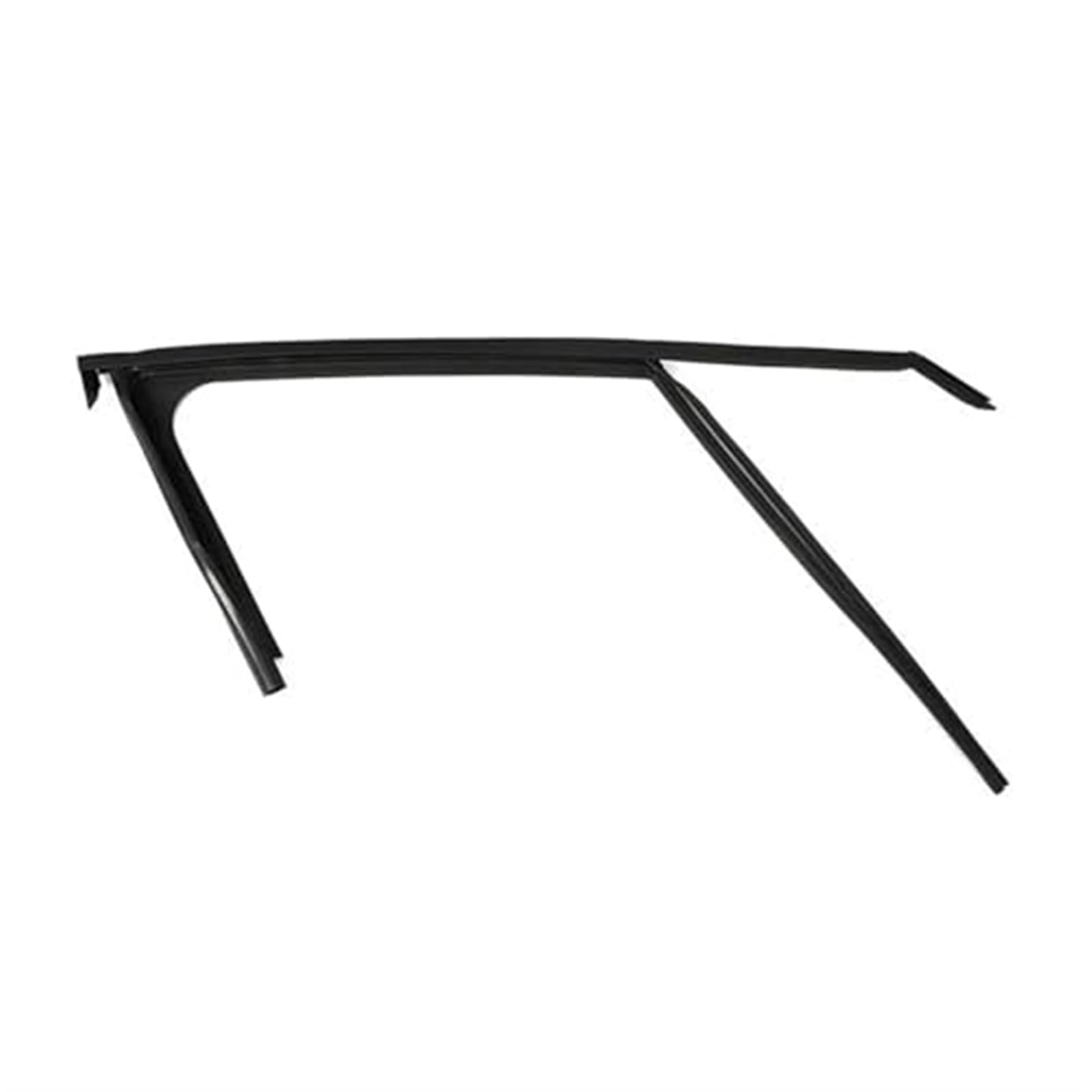 YLHMG Fenstertürdichtungen, for Peugeot, 2008, Autofenster, oberer Gummistreifen, Dichtung, Türglas, Heber, Führungsnut, Schlammmulde, Dichtung Gummiverkleidung für Autos(Black Front Right) von YLHMG