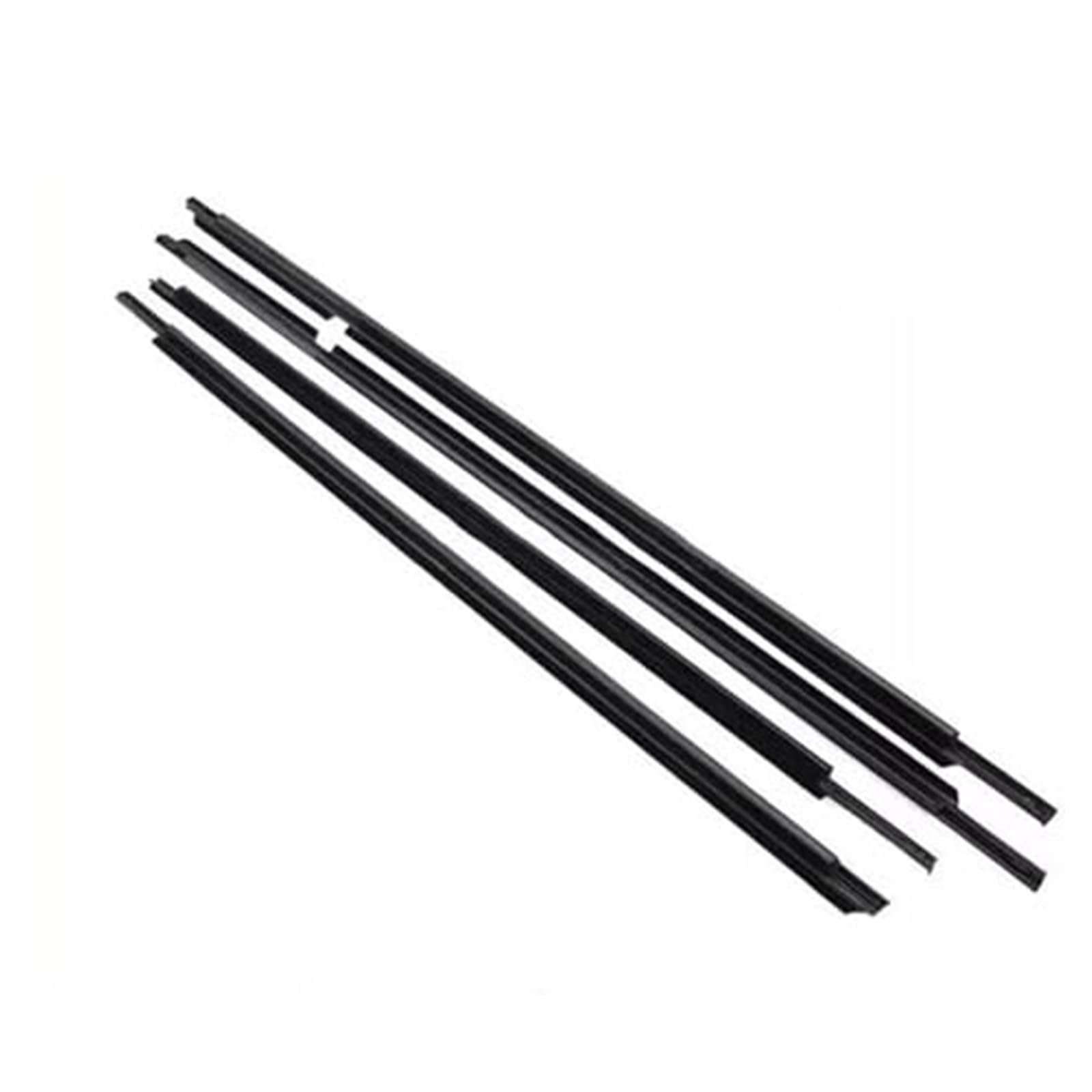 YLHMG Fenstertürdichtungen 4PCS Auto-Außentür-Gummi-Dichtungsstreifen-Dichtungsstreifen, for Toyota, for Land for Cruiser LC200 J200 2008-2021 Gummiverkleidung für Autos(Black Black) von YLHMG