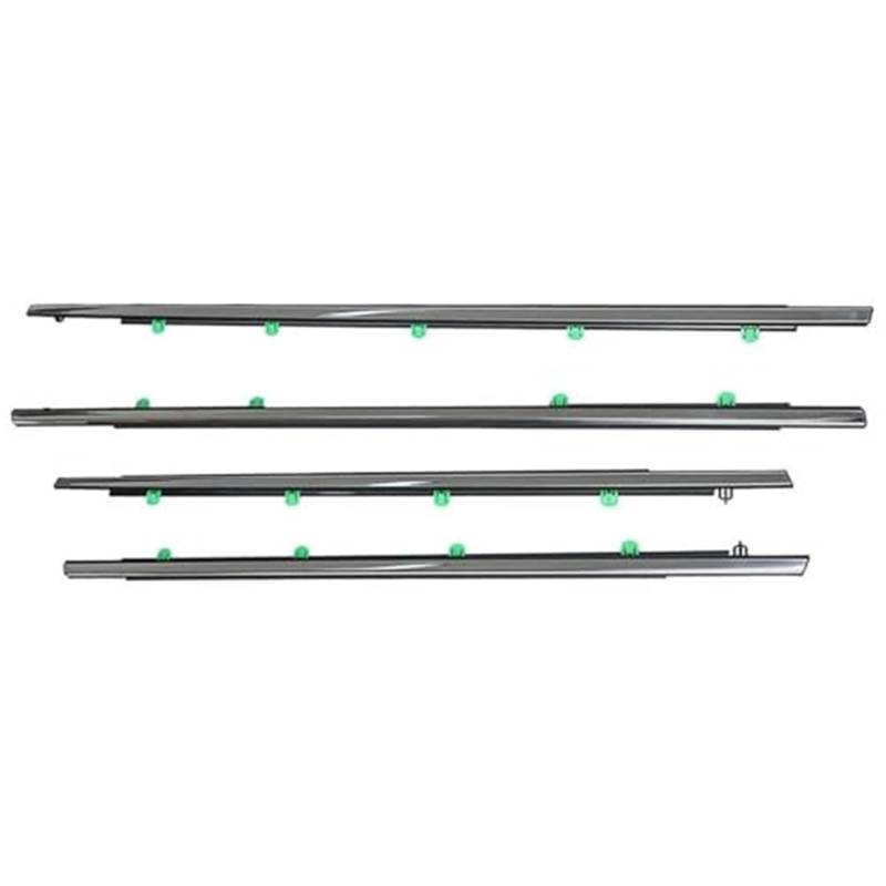 YLHMG Fenstertürdichtungen for CRV 2007–2016, Auto-Dichtungen, 4 Teile/Satz, Autofenster-Zierstreifen, Wetterschutz-Gummistreifen for das vordere und hintere Fenster, Autozubehör Gummiverkleidung für von YLHMG