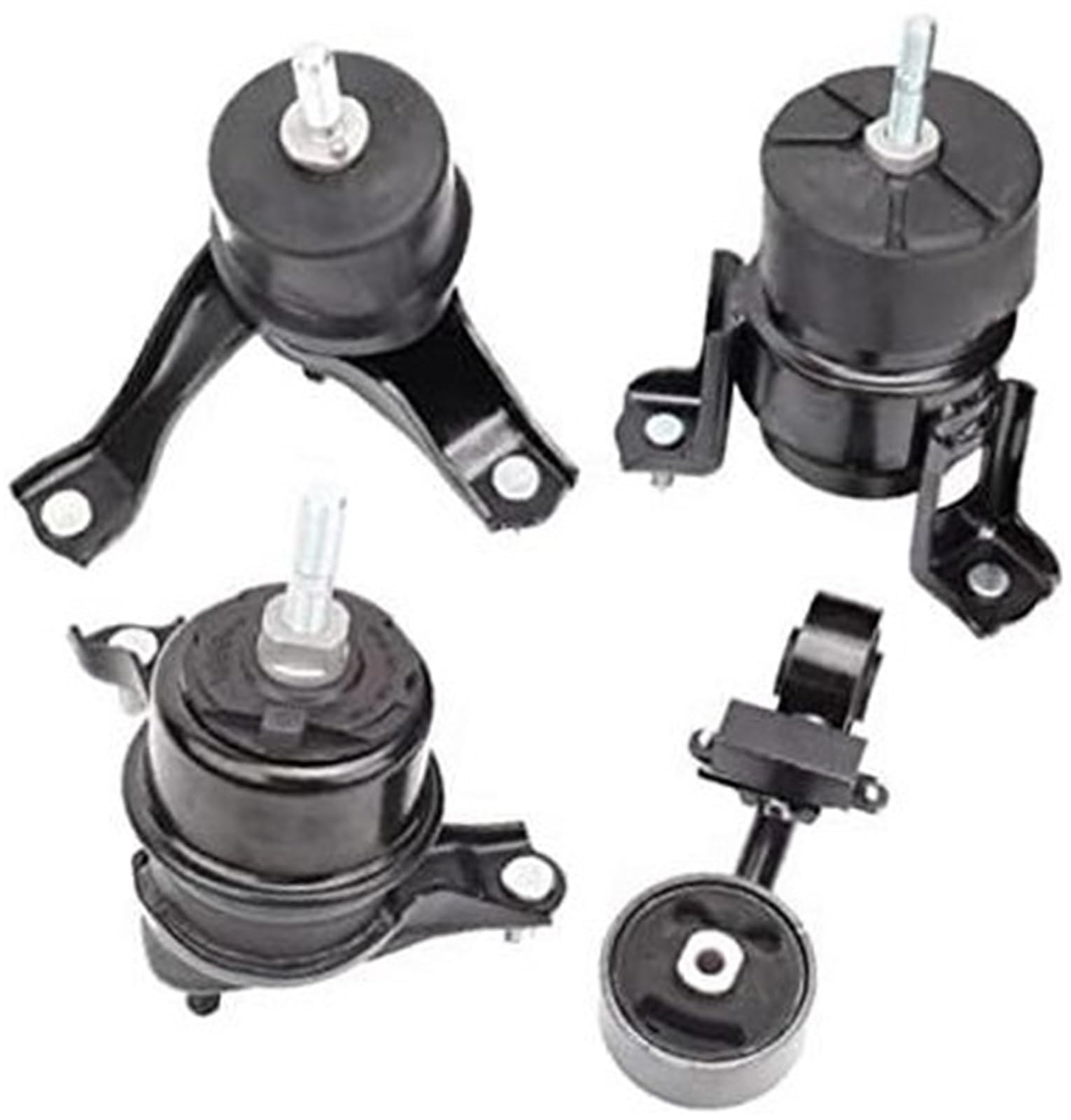 YLHMG Motor- und Getriebehalterungen, kompatibel mit Camry (2,4 l) 2002–2006 und Solara 2,4 l Automatikgetriebe 2004–2008, ersetzt OE A4203, A4204, A4207, A4211, 4er-Set Langlebige Motorhalterung von YLHMG