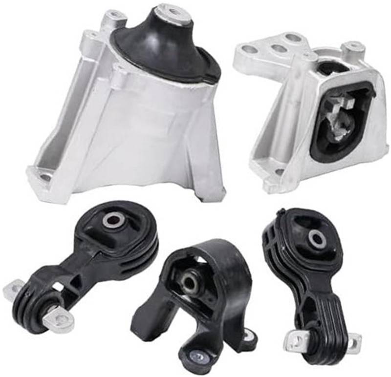 YLHMG Motorhalterungssatz, Getriebehalterung, kompatibel mit CRV 2.4L 2007–2011, 5-teilige Getriebemotorhalterung, ersetzt A65010, A4595, A4598, A4535, A4536 Langlebige Motorhalterung von YLHMG