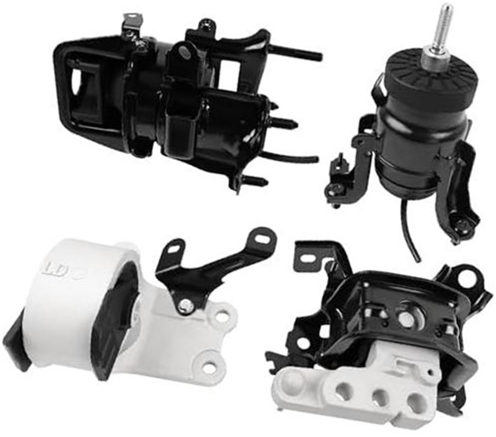 YLHMG Motormontagesatz, kompatibel mit Camry L4 2,5-l-Motor 2018–2024, ersetzt Nr. A42094 10131 1230525010 A42095 10140 1237125011 A42097 10134 1236125040 A42115 10145 1230625030, 4er-Set Langlebige M YLHMG Motormontagesatz, kompatibel mit Camry L4 2,5-l-Motor 2018–2024, ersetzt Nr. A42094 10131 1230525010 A42095 10140 1237125011 A42097 10134 1236125040 A42115 10145 1230625030, 4er-Set Langlebige M von YLHMG