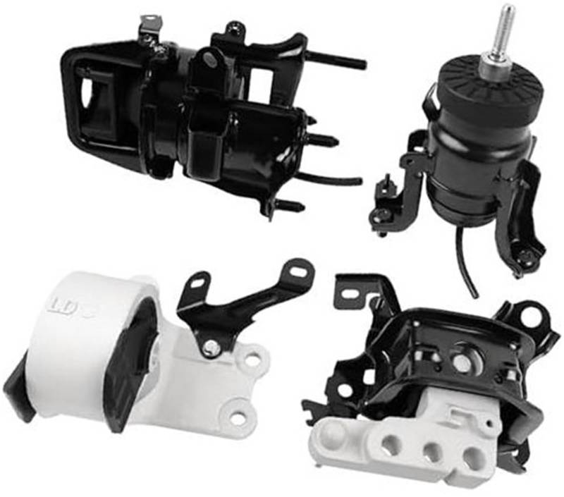 YLHMG Motormontagesatz, kompatibel mit Camry L4 2,5-l-Motor 2018–2024, ersetzt Nr. A42094 10131 1230525010 A42095 10140 1237125011 A42097 10134 1236125040 A42115 10145 1230625030, 4er-Set Langlebige M von YLHMG