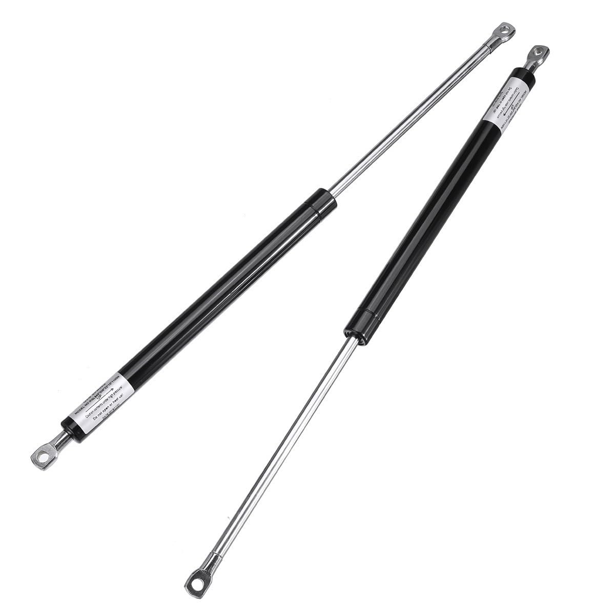 50N-3000N/150mm-3000mm, 2 Universal-Gasdruckfeder mit Ösenköpfen,Gasdruckfedern. Kraft von 50N-3000N/Offene Länge von 150mm-3000mm for Auto, Wohnmobil, Bus, Schrank, Bett, Fenster,(320MM,50N) von YLLLLY