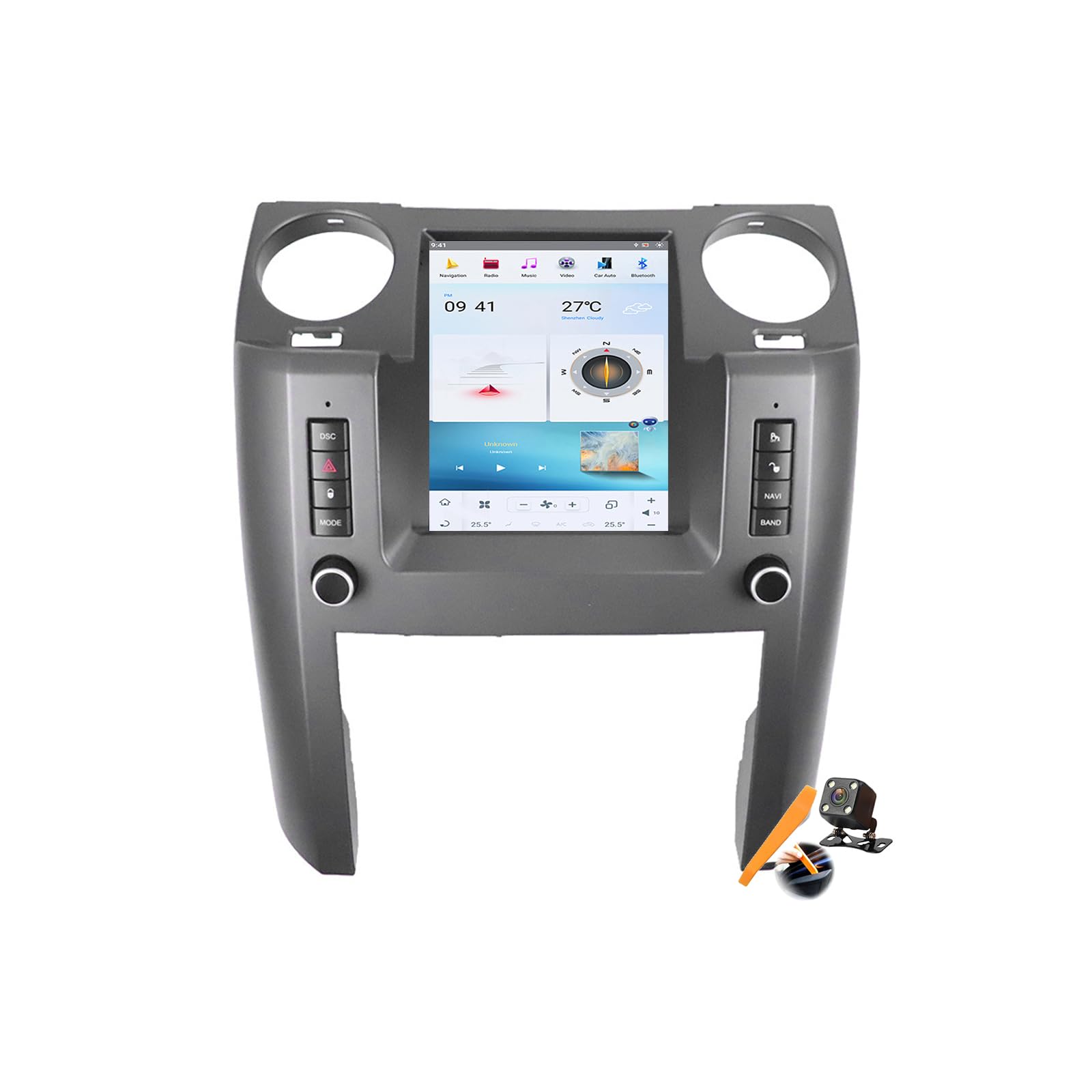 8gb+128gb,Android 13.0 Autoradio Stereo Navi mit 4G WIFI DSP SWC Carplay für Discovery 3 2003-2009 Sat GPS Navigation 10.4 zoll Multimedia Video Player FM BT Receiver von YLOXFW