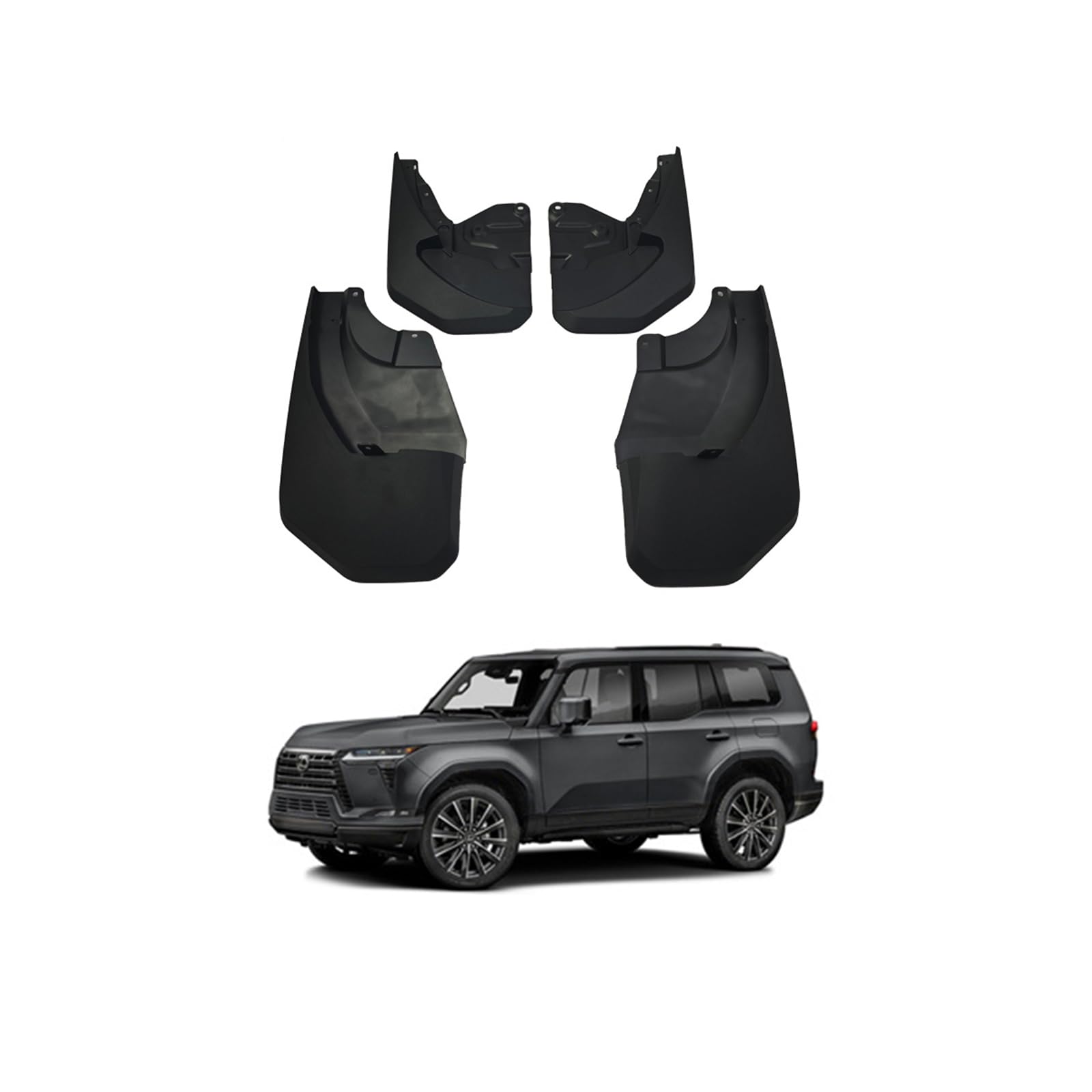 A,Auto Schmutzfänger Kotflugel für 2024-2025 GX550 Custom Vordere Hintere Spritzschutz Gümmi Kotflügelschutz Radabdeckungen Mud Guard Flaps,Senden 1 Autowaschtuch A,Auto Schmutzfänger Kotflugel für 2024-2025 GX550 Custom Vordere Hintere Spritzschutz Gümmi Kotflügelschutz Radabdeckungen Mud Guard Flaps,Senden 1 Autowaschtuch von YLOXFW