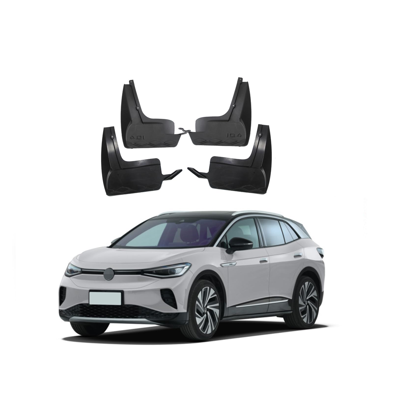 Auto Schmutzfänger Kotflugel für ID4X ID.4 CROZZ 2021-2025 Custom Vordere Hintere Spritzschutz Gümmi Kotflügelschutz Radabdeckungen Mud Guard Flaps,Senden 1 Autowaschtuch Auto Schmutzfänger Kotflugel für ID4X ID.4 CROZZ 2021-2025 Custom Vordere Hintere Spritzschutz Gümmi Kotflügelschutz Radabdeckungen Mud Guard Flaps,Senden 1 Autowaschtuch von YLOXFW