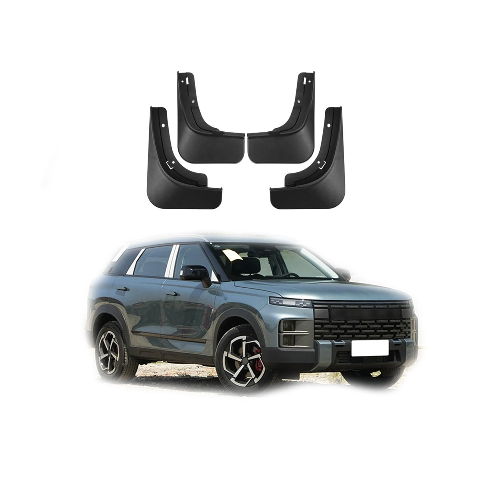 Auto Schmutzfänger Kotflugel für Jaecoo 7 2023-2025 Custom Vordere Hintere Spritzschutz Gümmi Kotflügelschutz Radabdeckungen Mud Guard Flaps,Senden 1 Autowaschtuch Auto Schmutzfänger Kotflugel für Jaecoo 7 2023-2025 Custom Vordere Hintere Spritzschutz Gümmi Kotflügelschutz Radabdeckungen Mud Guard Flaps,Senden 1 Autowaschtuch von YLOXFW