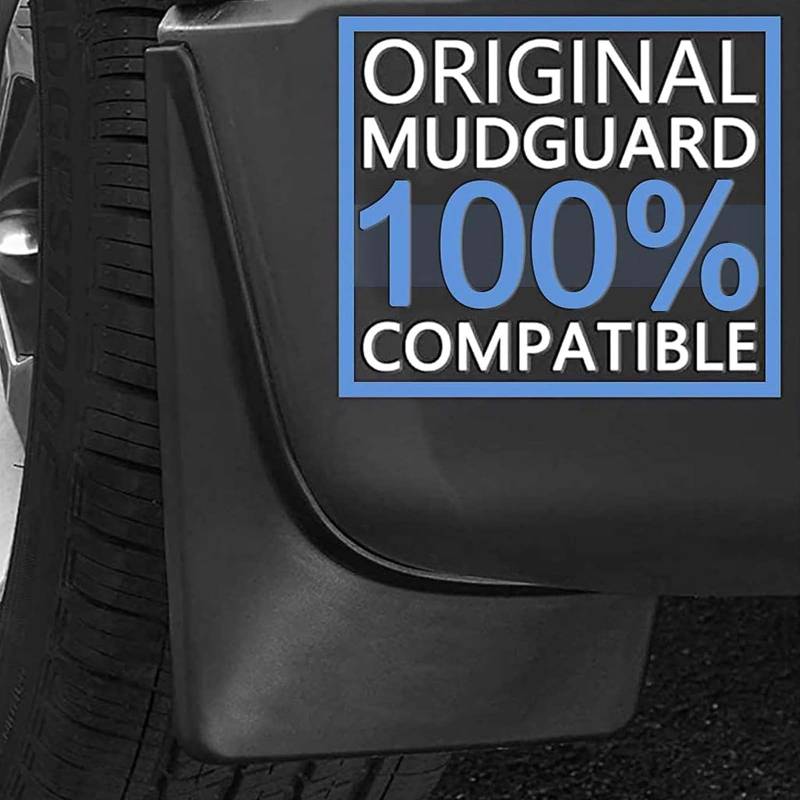 Auto Schmutzfänger Kotflugel für Navara NP300 Frontier 2005-2016 Custom Vordere Hintere Spritzschutz Gümmi Kotflügelschutz Radabdeckungen Mud Guard Flaps,Senden 1 Autowaschtuch von YLOXFW