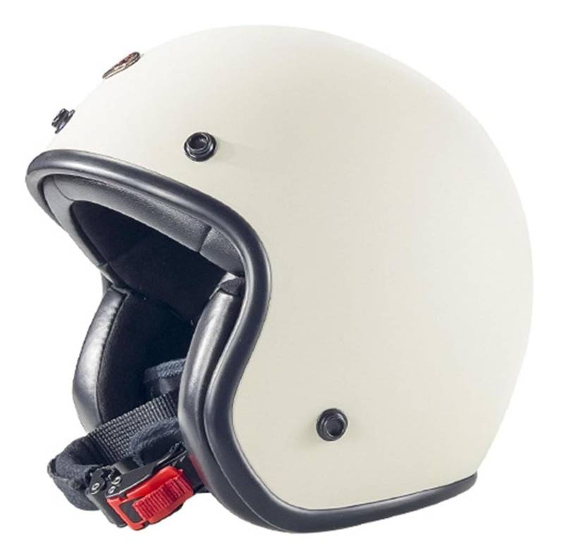 Jethelm Vintage Motorradhelm Roller-Helm Scooter-Helm Moped Mofa-Helm Chopper Retro Vintage Biker Helmet ECEDOT Zulassung mit Visier Motorradhelm 5,S=55~56cm von YMCXZDP