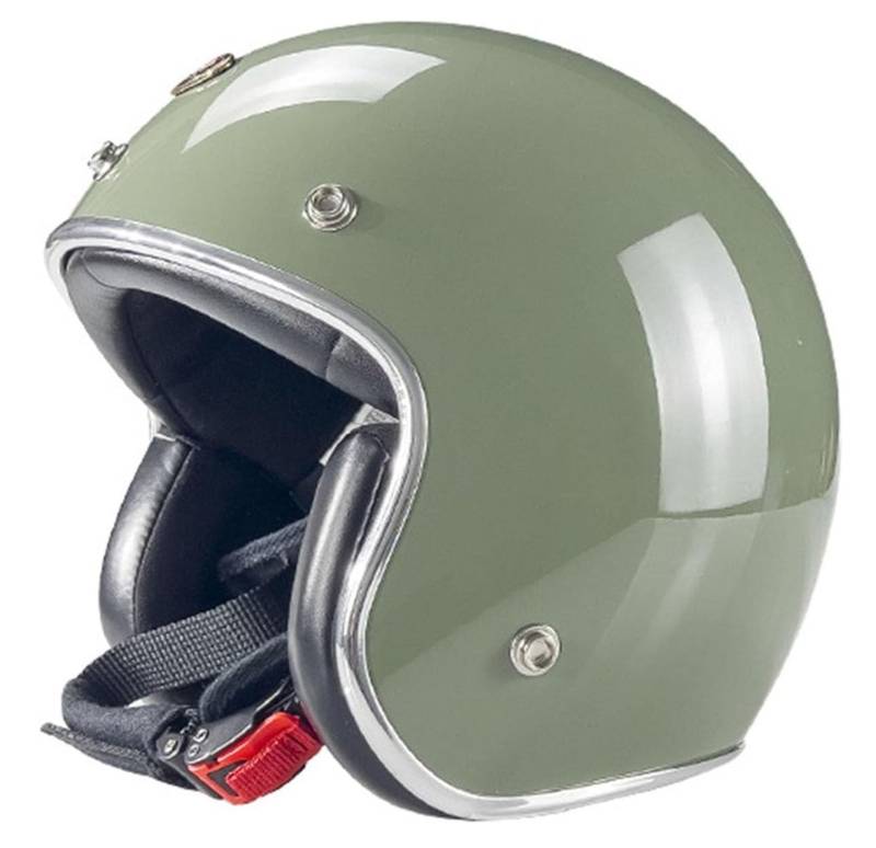 Motorradhelm Jethelm Scooter-Helm mit ECEDOT Zertifiziert Mofa-Helm Retro Motorrad Half Helm Moped Scooter Cruiser Jet Helm 3/4 Helm für Damen Herren Erwachsene 6,L=59~60cm von YMCXZDP